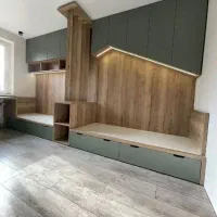 کابینت ام دی اف و فلز و هایگلاس و استیل