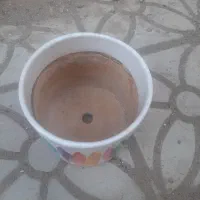 گلدان رنگی کاملا نو با تخفیف