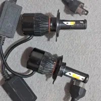 هدلایت H7 و H4 ویک عدد آینه مانیتور دنده عقب