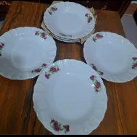 ظروف گلسرخی قدیمی