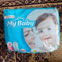 مای بیبی سایز ۵ و دستمال مرطوب