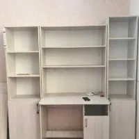 کتابخانه و میز تحریر در حد نو ام دی اف طرحدار جدید