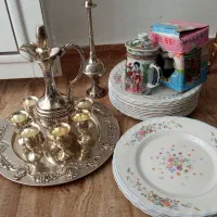 بشقاب تخت ارکوپال شراب خوری سیلور نوی نو اکبند