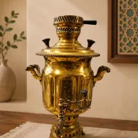 سماور ذغالی عتیقه ولی در حد نو