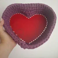 استند لوازم آرایش مکرومه