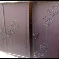 در آهنی مخصوص برای باغ و پارکینگ