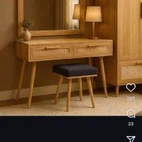 کشویی چوبی ست آینه کنسول //جدید