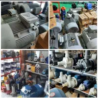 انواع الکتروموتور و تجهیزات  ارسالی موجود است .