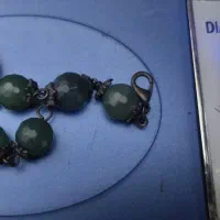 دستبند و گردنی زمرد کهنه