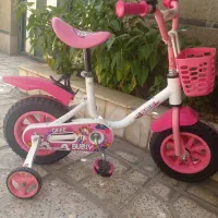 دوچرخه ودخترانه رنگ صورتی
