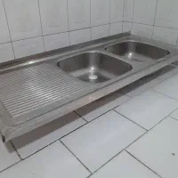 سینک استیل دوقلو