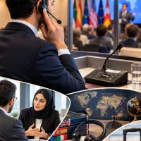 استخدام مترجم همزمان و پیدرپی خانم
