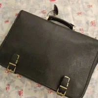 کیف اداری چرم مشکی Vanco
