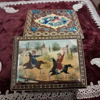 دوعدد جعبه خاتم کاری سالم وقدیمی