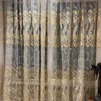 پرده حریر خامه دوزی اصل ترک