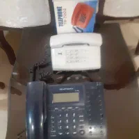 ۲ عدد تلفن رومیزی باسیم تمیز