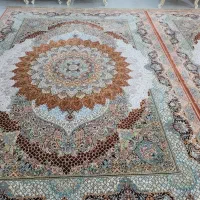 دوتخته فرش ۱۰۰۰ شانه ۱۰ رنگ شاهکار آریایی