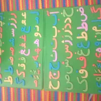 حروف آهن ربادار الفبا  نونو