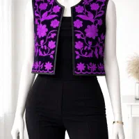 مانتو مزونی سوزندوزی