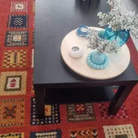 فروش فرش و فرش کناره و میز جلوی مبلی ایکیا