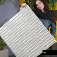 آجر مشبک فومی مدل چسب دار