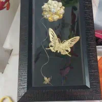 تابلو گل و پروانه
