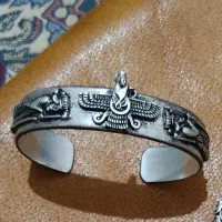 نقره ایتالیا پالنگ و انگشتر ست با پلاک