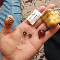 انگشتر  باباقوری سنگ هفت چاکرای انرژی دار