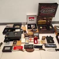 فروش کل کلکسیون فندک و چاقو یکجا