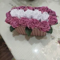 دسته گل و باکس گلهای ربانی