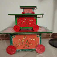 چرخ طحافی گاری،طوافی،طافی سنتی چوبی دکوری