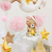 آویز تخت موزیکال چرخشی