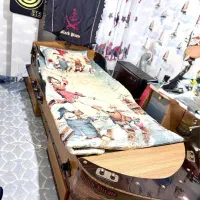 تخت نوجوان یک نفره طرح کشتی برند آپادانا