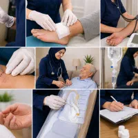 کلیه خدمات تزریقات پانسمان پزشکی پرستاری در منزل