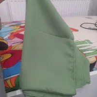 روسری کرپ حریر سبز سدری نو نو