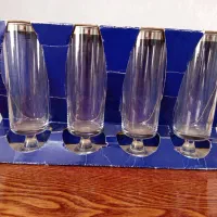 گیلاس خوری بلند لب طلایی اصل ایتالیا نو و آکبند