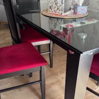 میز ناهارخوری ۶ نفره مشکی