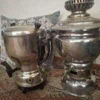 سماور گازی غفاری برنجی و سماور برقی