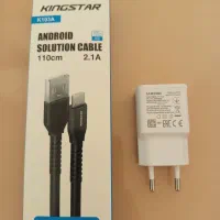 شارژر سیم +‌ آدابتور شارژکن 15W اصلی