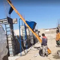 مارپیچ بزرگ اسکرو تیغه بلند ۳۰۰کیلو توزین ستون ریز
