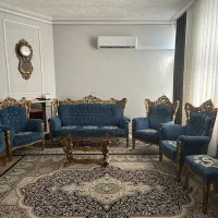 مبل ۹ نفره سلطنتی همراه با جلو مبلی