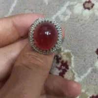 انگشتر نقره،عقیق سرخ