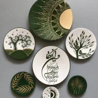 دیوارکوب سفالی قابل سفارش در طرح دلخواه شما