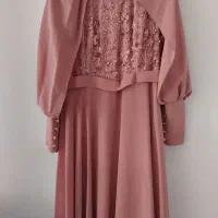 پیرهن مجلسی همراه شال سایز۳