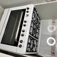 فرگاز ۵ شعله سایز بزرگ برند دوو ۱ ماه استفاده شده