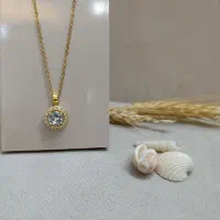 گردنبند استیل رنگ ثابت