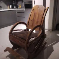 صندلی راک تمام چوب