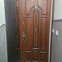درب چوبی یک ونیم لنگه