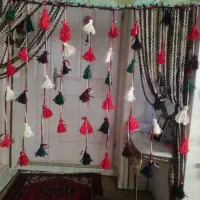 پرده سنتی و تزیینی