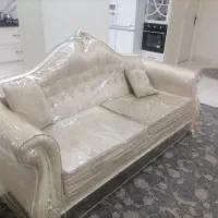 مبل کلاسیک 7نفره با جلو مبلی و عسلی